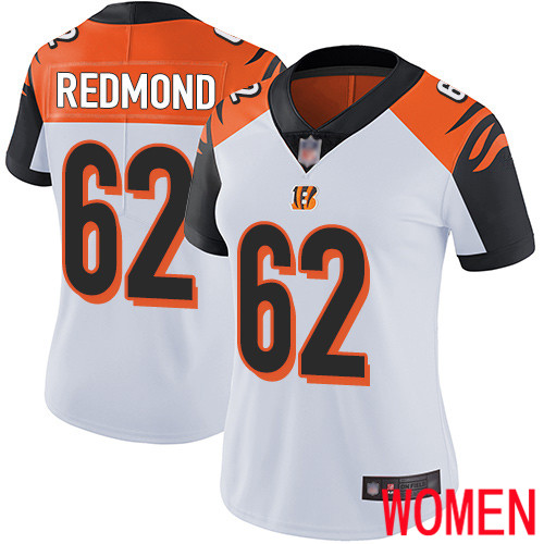 Cincinnati Bengals Limited White Women Alex Redmond Road Jersey NFL Footballl 62 Vapor Untouchable